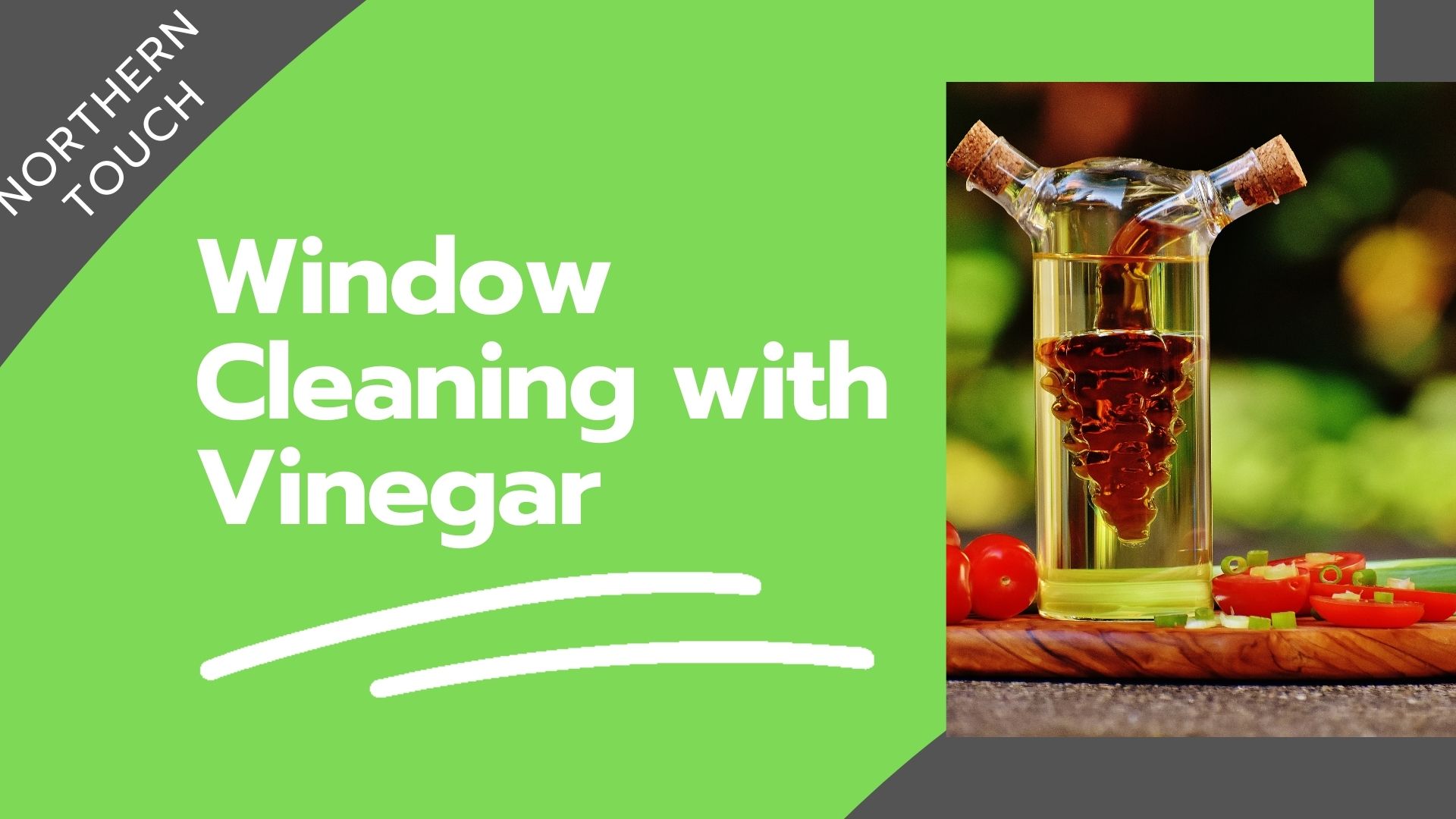 window cleaning with vinegar