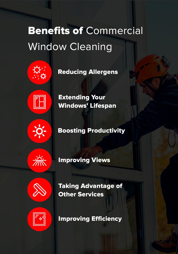 Benefits of Commercial Window Cleaning Window Cleaning Burlington